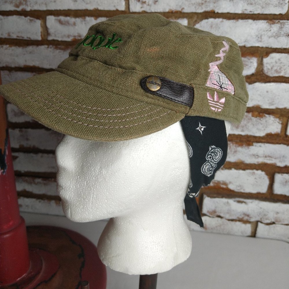 Adidas Ballydoyle Green Canvas Newsboy Cabbie Cap